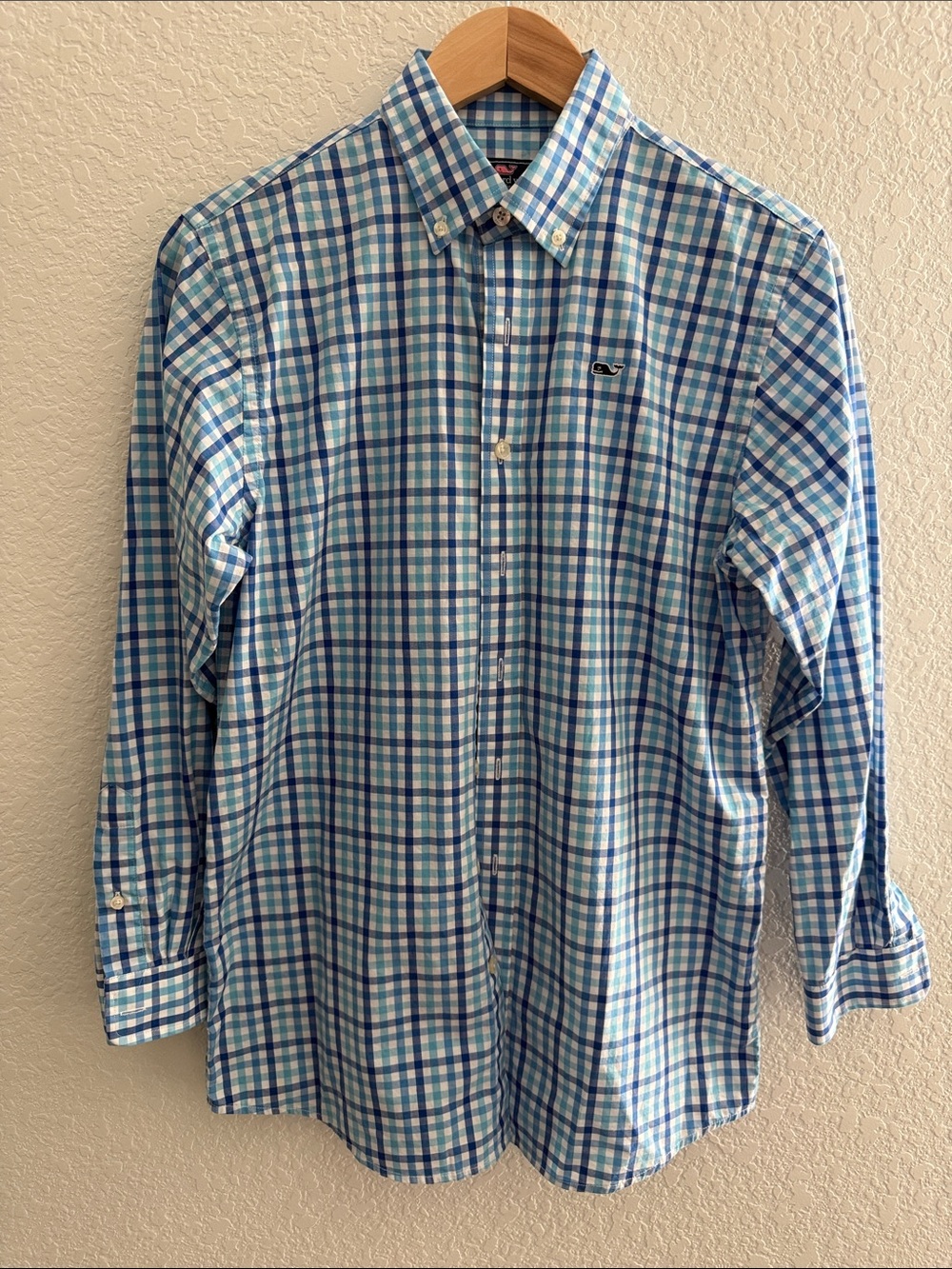 Vineyard Vines "Whale Shirt" 100% Cotton Size L (16-18)